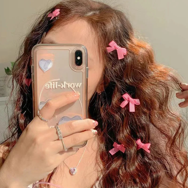 Micro Bow Hair Clips