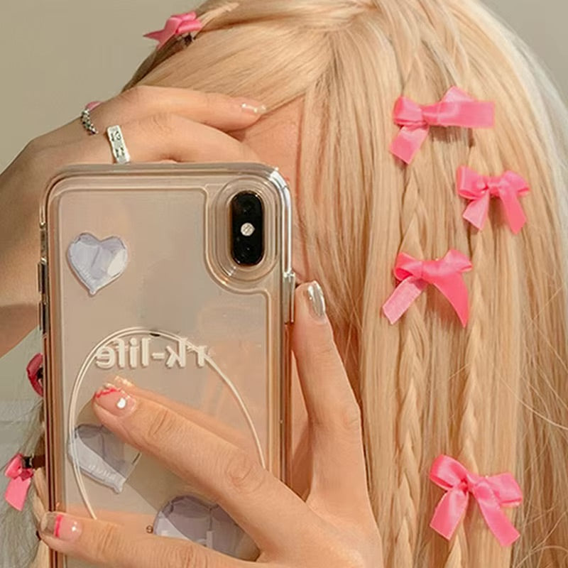 Micro Bow Hair Clips