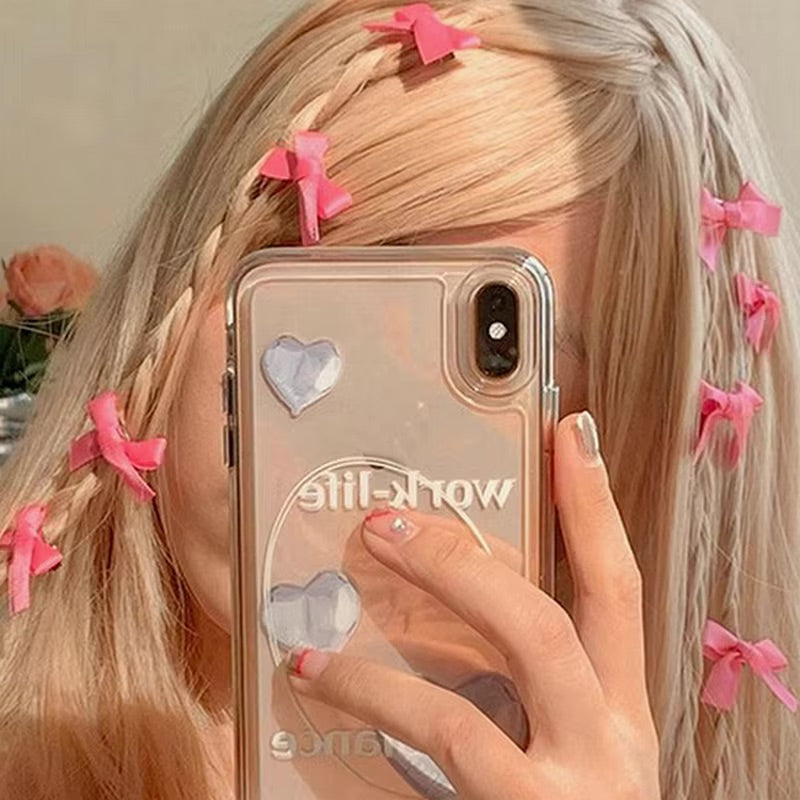 Micro Bow Hair Clips