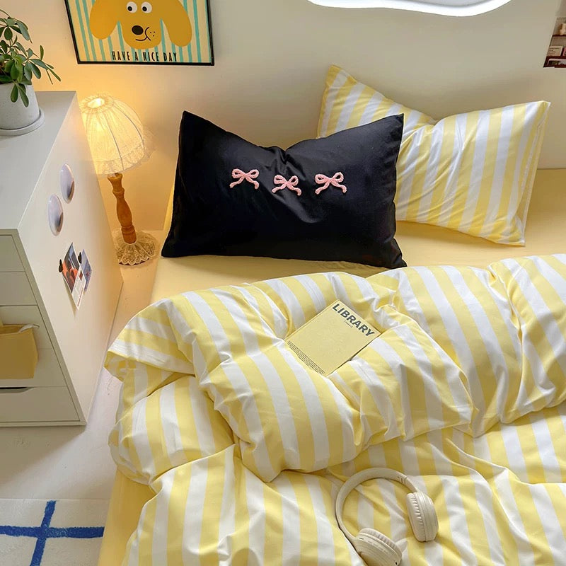 Brown Polka Dot Bedding Set