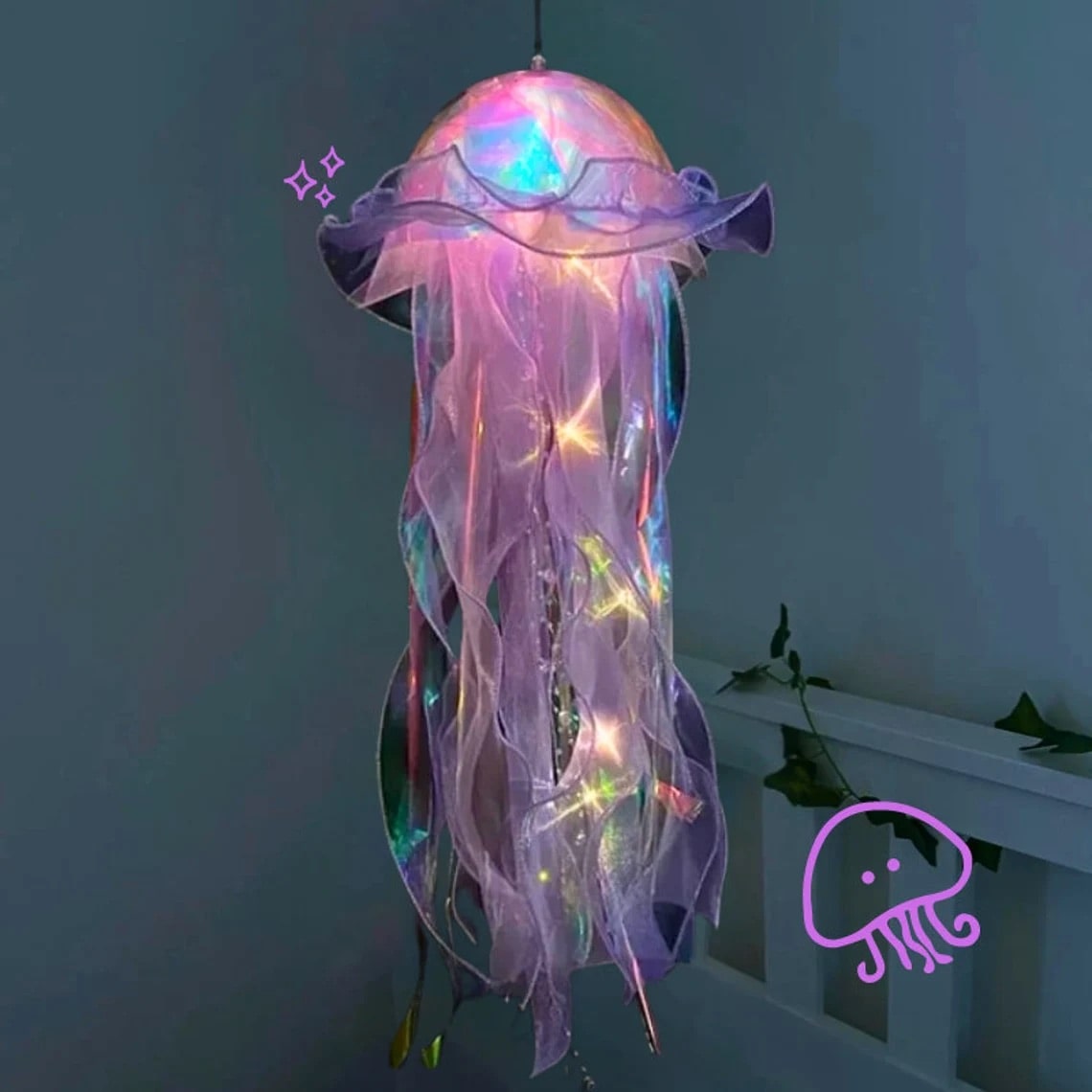LED Jellyfish Lamp