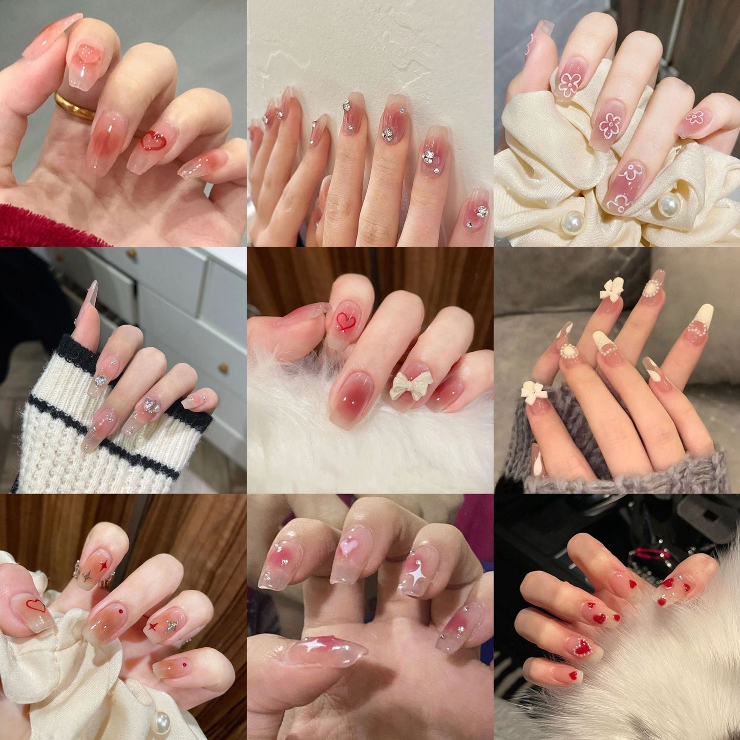 Ombre Gradient Press On Nails