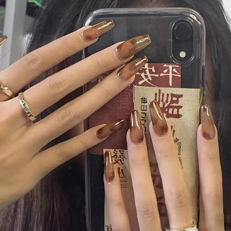 Ombre Gradient Press On Nails