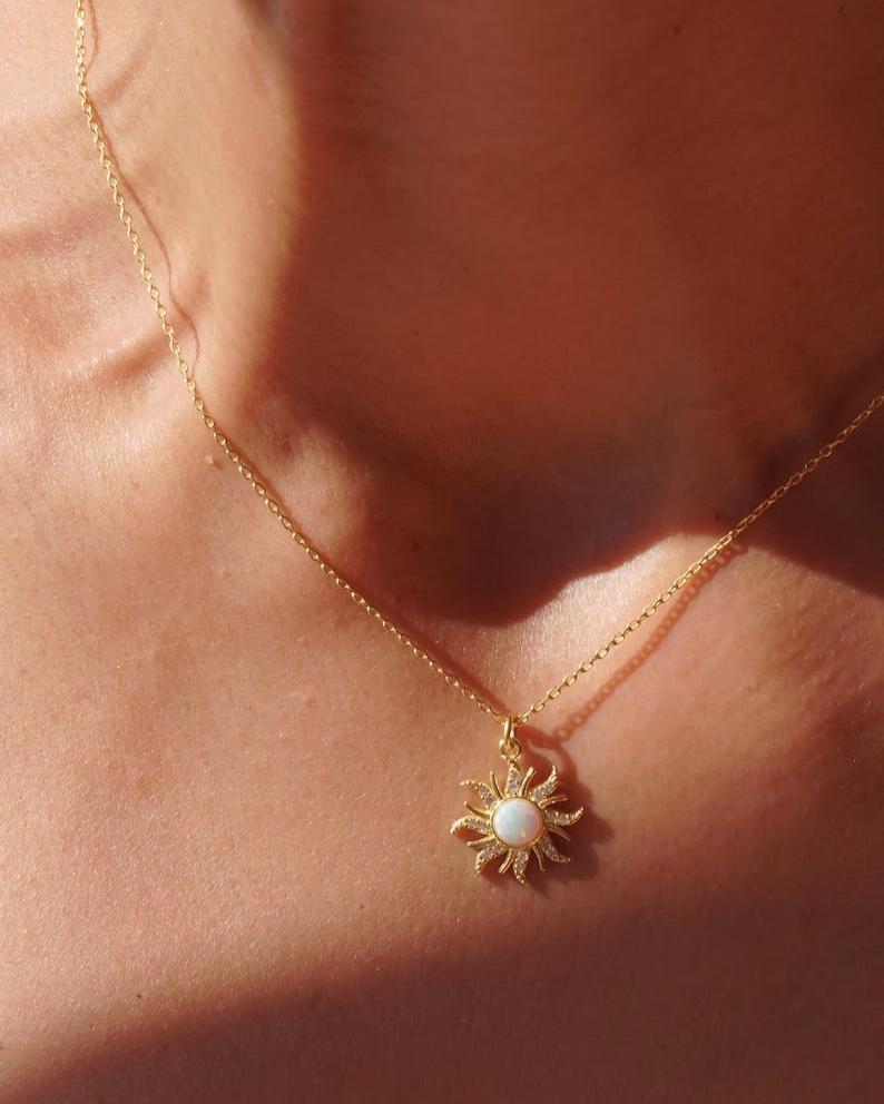 Opal Sun Jewelry Set