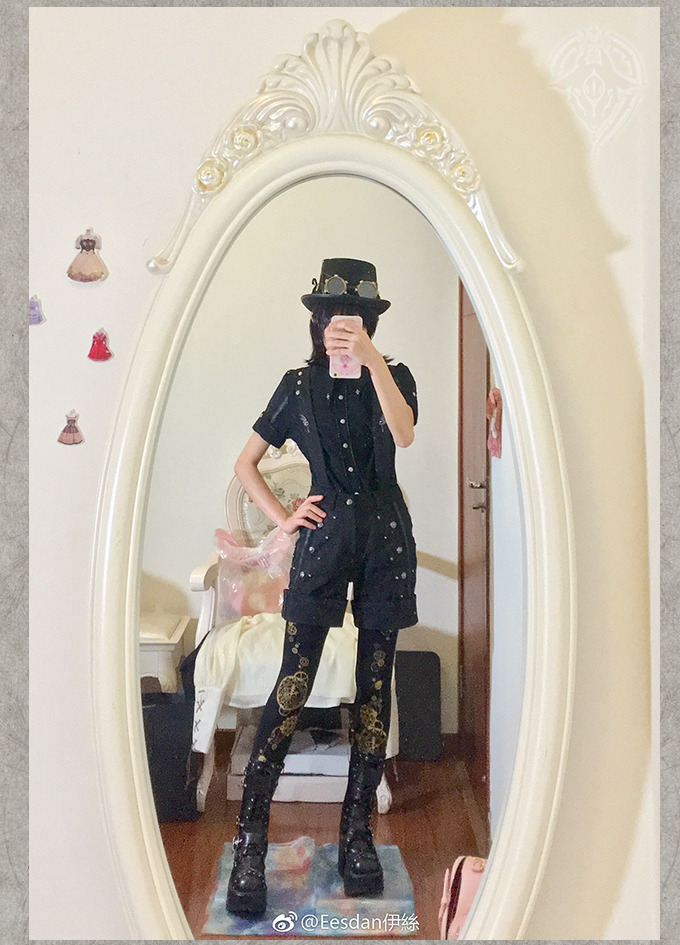 Gothic Lolita Blouse Ouji Fashion Lolita Shirt Long Sleeve