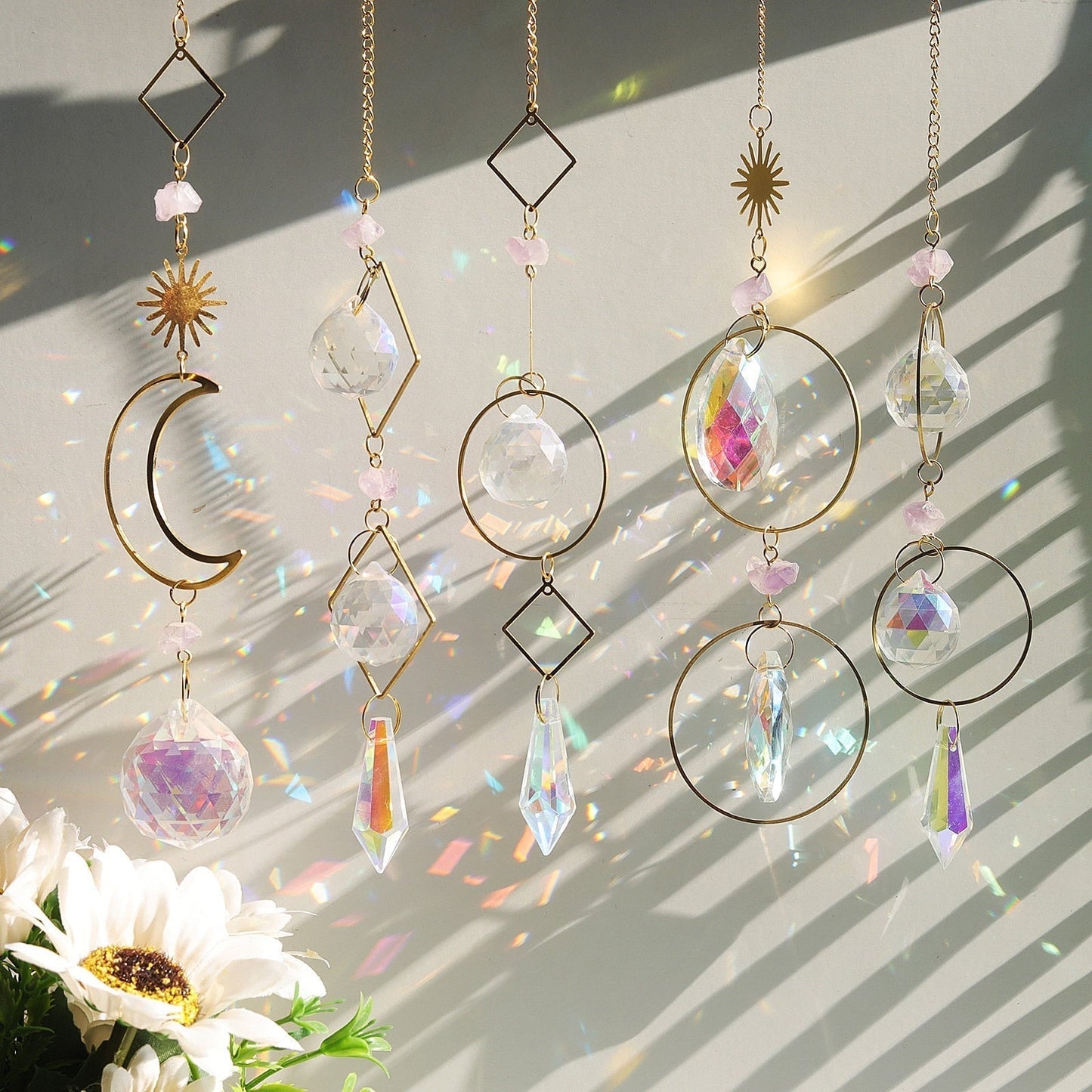 Rainbow Charm Suncatchers