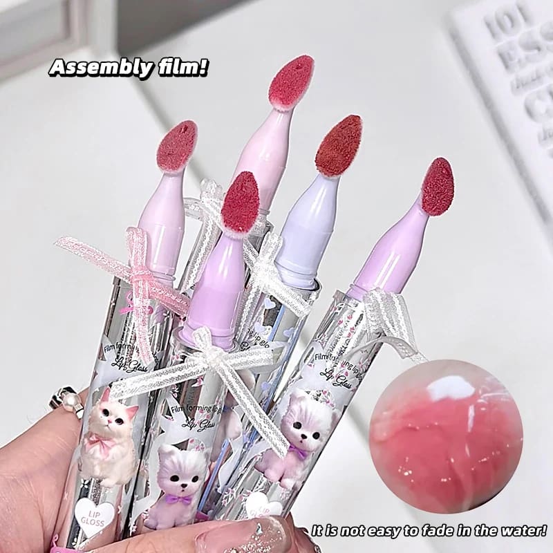 Pastel Teddy Long-Lasting Water-Gloss Lip Tint Set