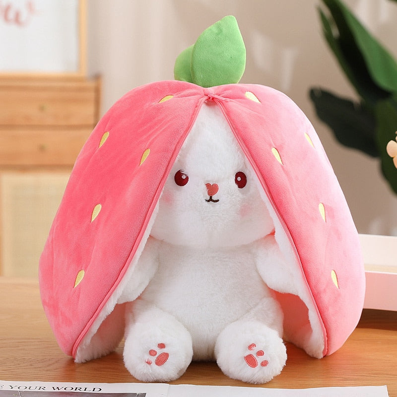 Peekaboo Bunny Fruit Plush