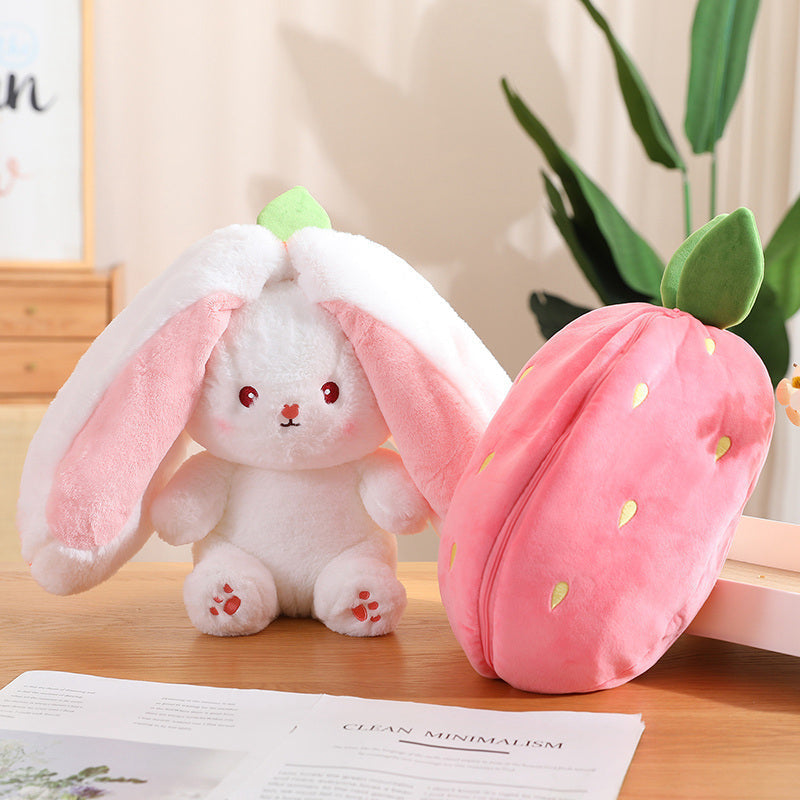 Peekaboo Bunny Fruit Plush