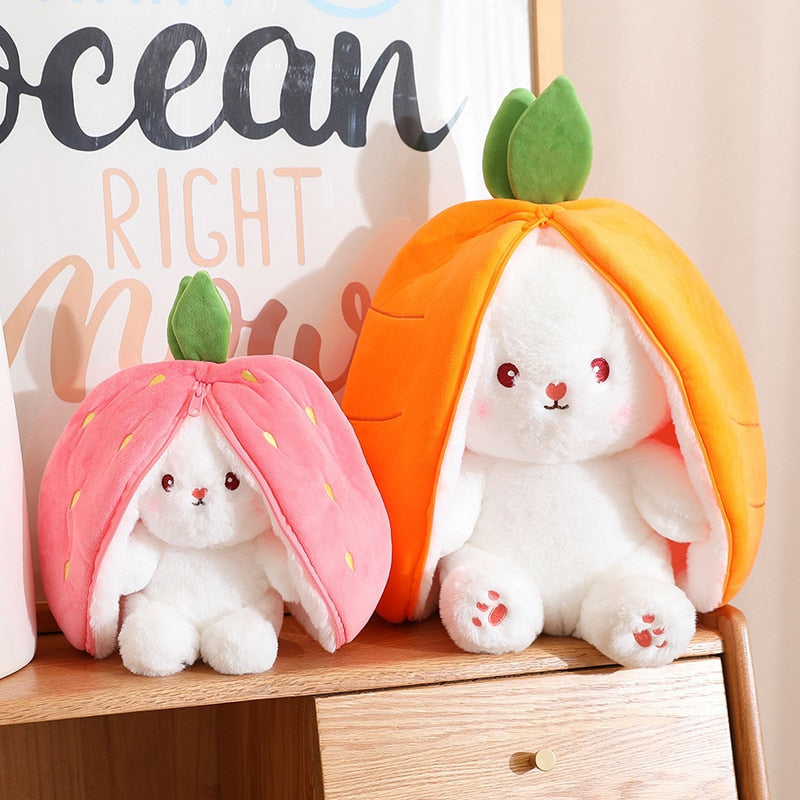 Peekaboo Bunny Fruit Plush