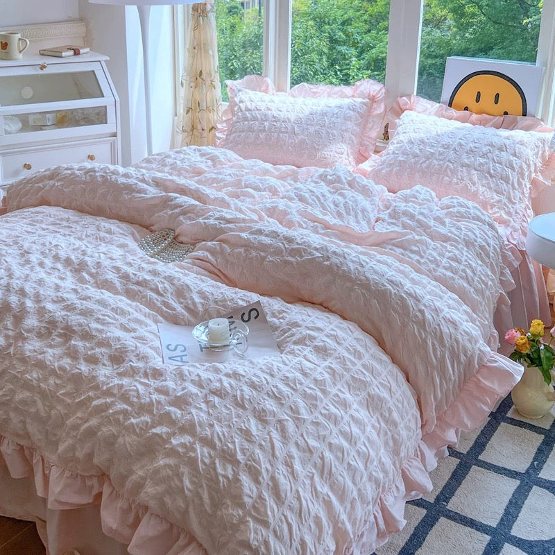 Coquette Princess Bedding Set Pink