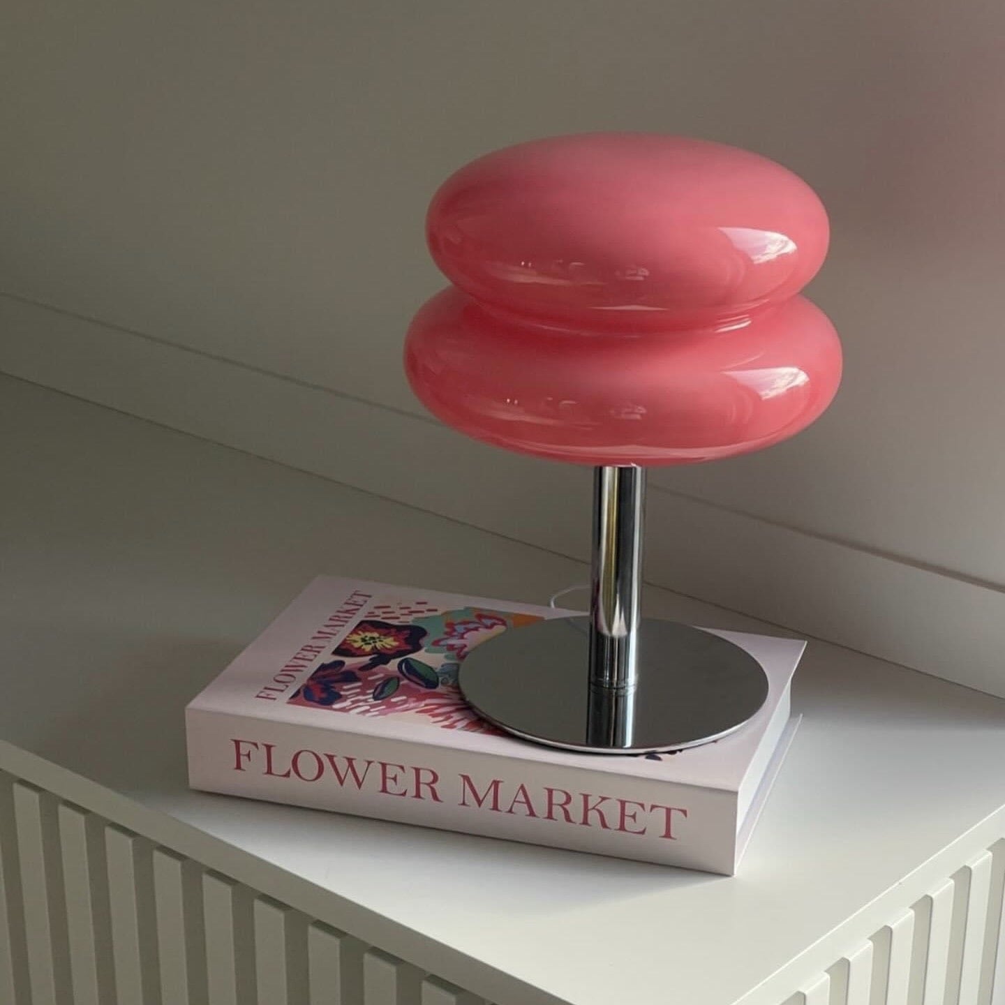 Pink Macaron Lamp Pink