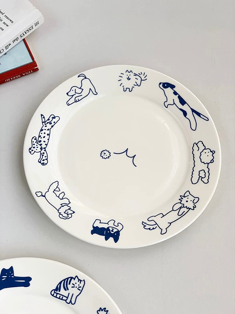 Korean Vintage Ceramic Plate