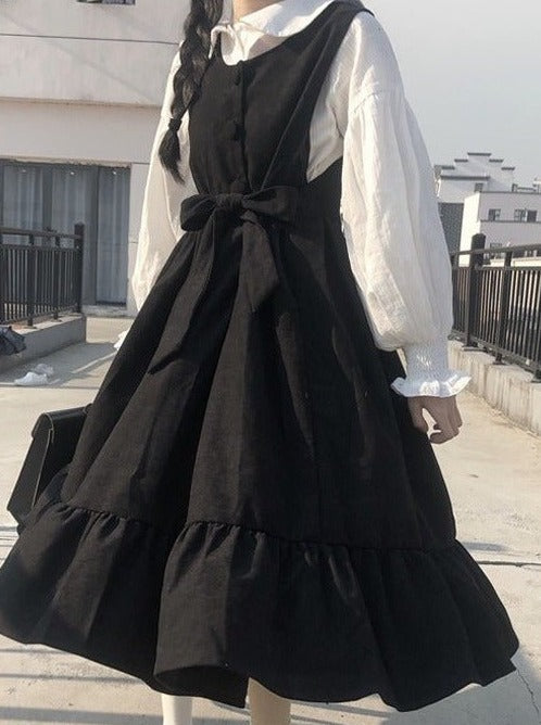 Flare Dress Set Black S