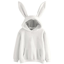 Load image into Gallery viewer, Bunny Ears Hoodie - White
