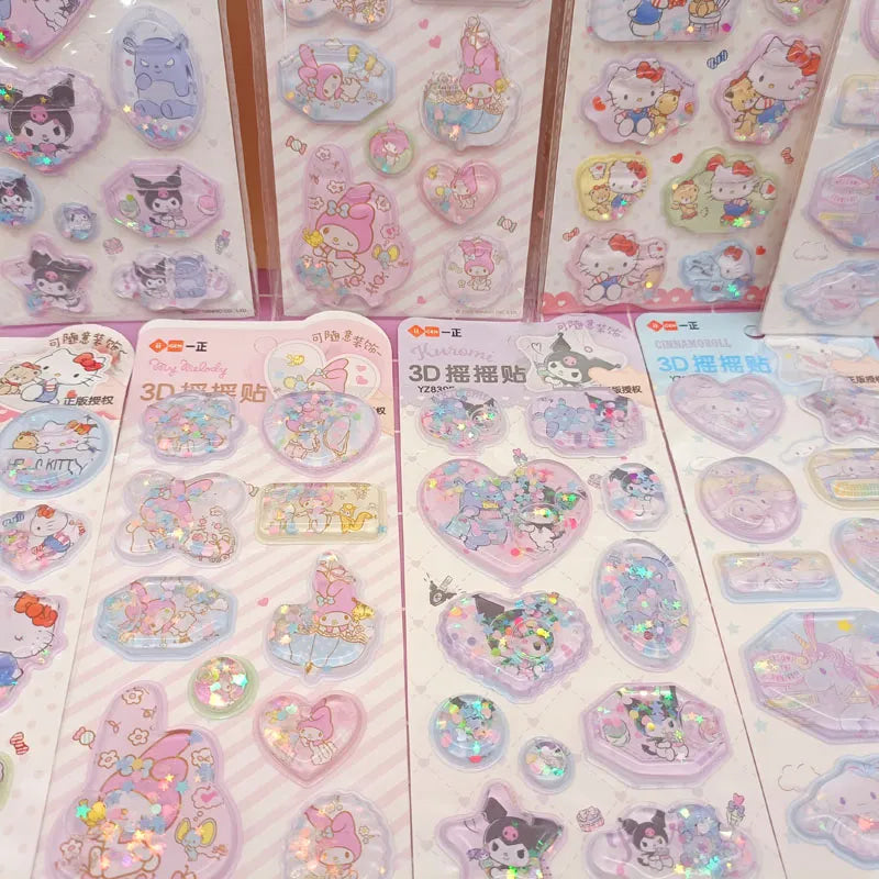 Puffy 3D Kawaii Stickers