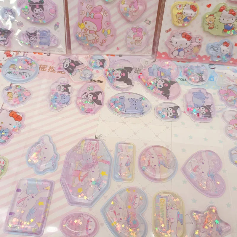 Puffy 3D Kawaii Stickers