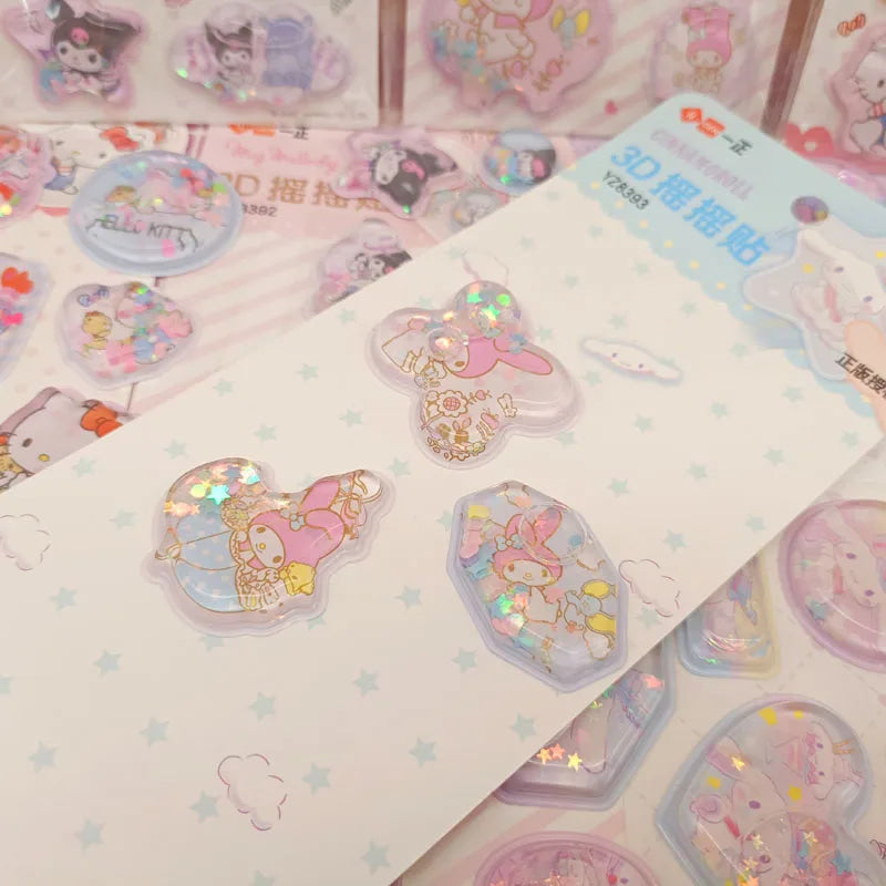 Puffy 3D Kawaii Stickers