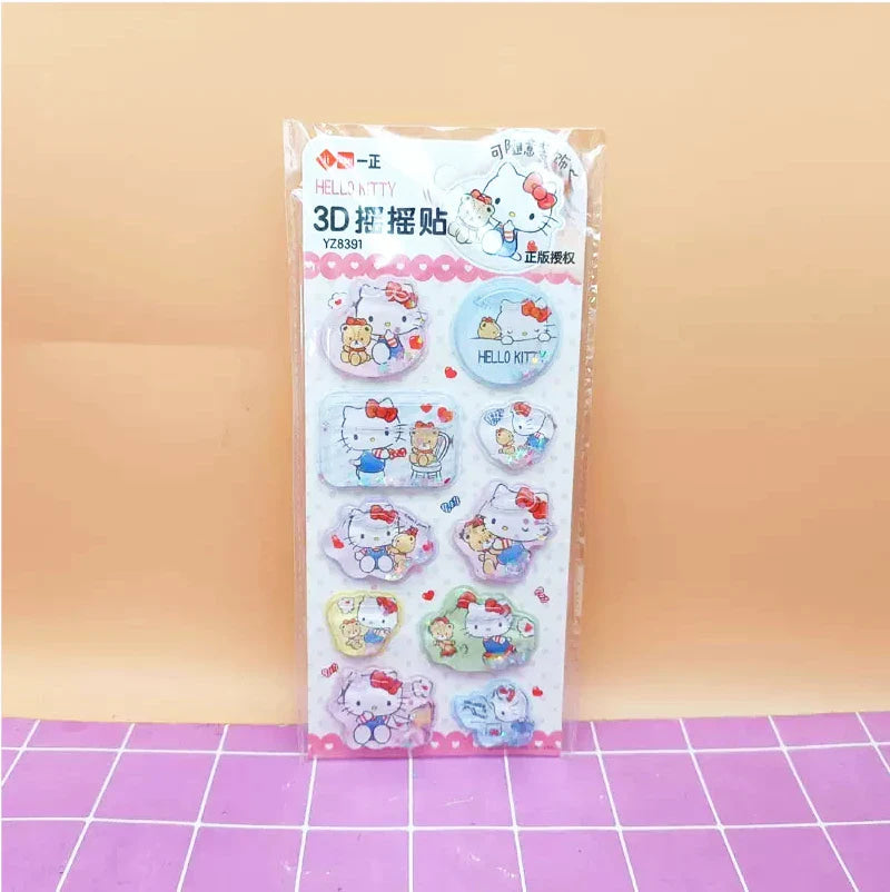 Puffy 3D Kawaii Stickers