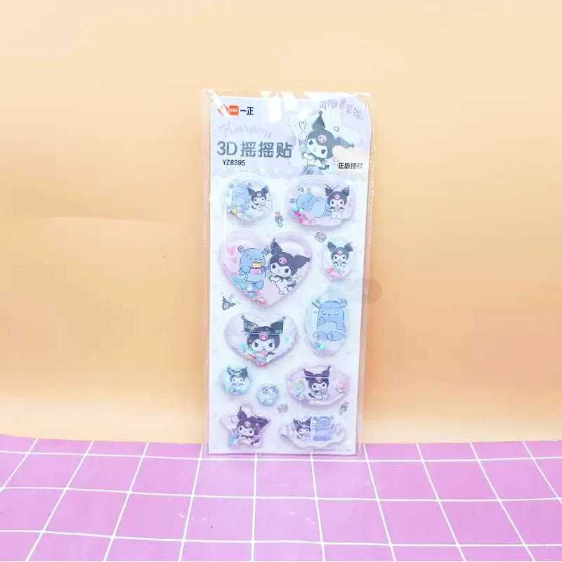Puffy 3D Kawaii Stickers