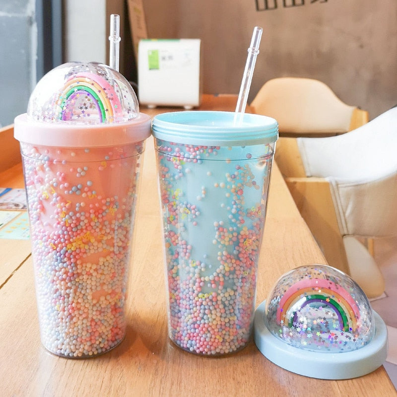 Rainbow Sprinkles Water Bottle