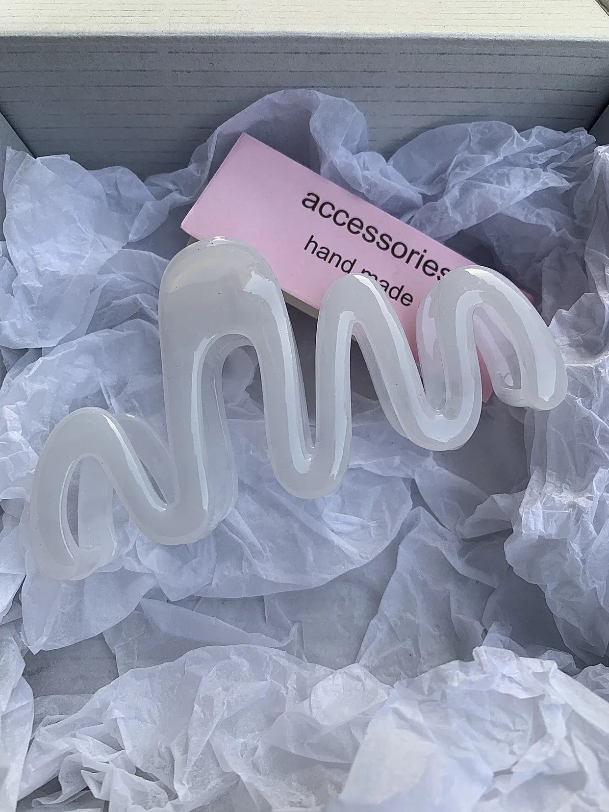 Colorful Jelly Wave Hairpin