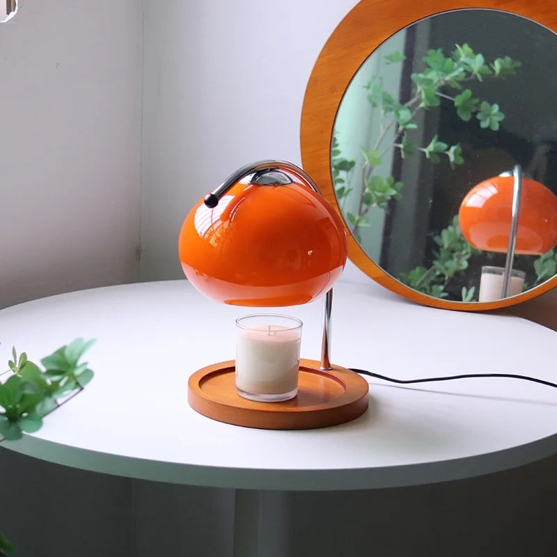 Retro Bauhaus Lamp Red