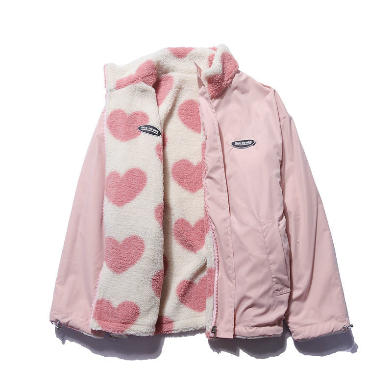 Reversible Lovecore Jacket Pink