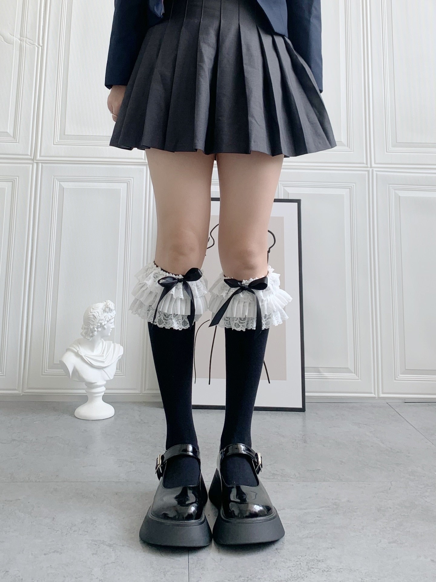 Ruffled Knee Socks