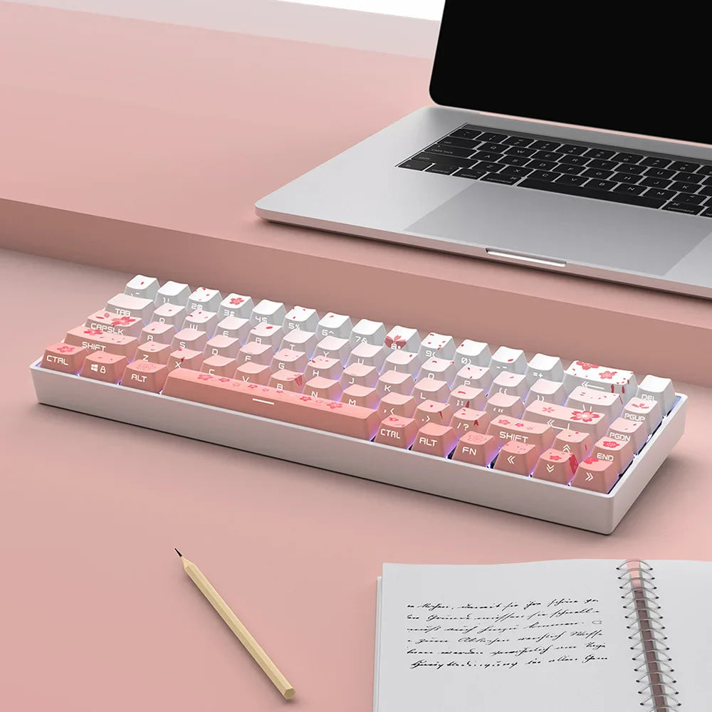 Sakura Blossom Backlit Key Caps Full Set