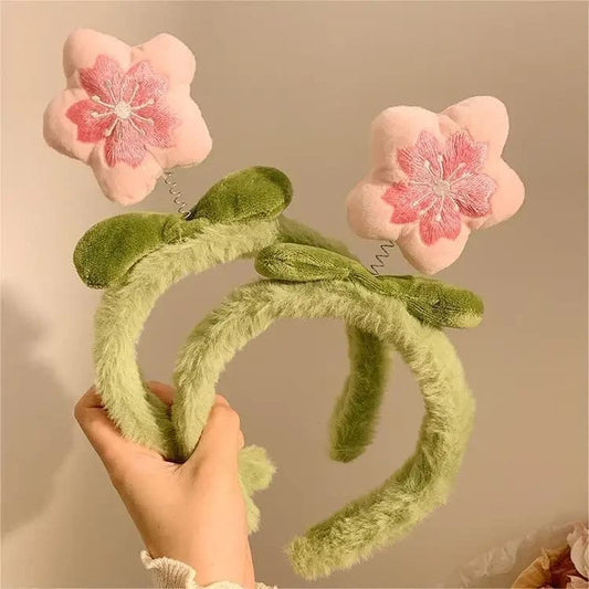 Sakura Blossom Plush Headband