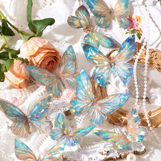 Shimmering Butterfly Stickers