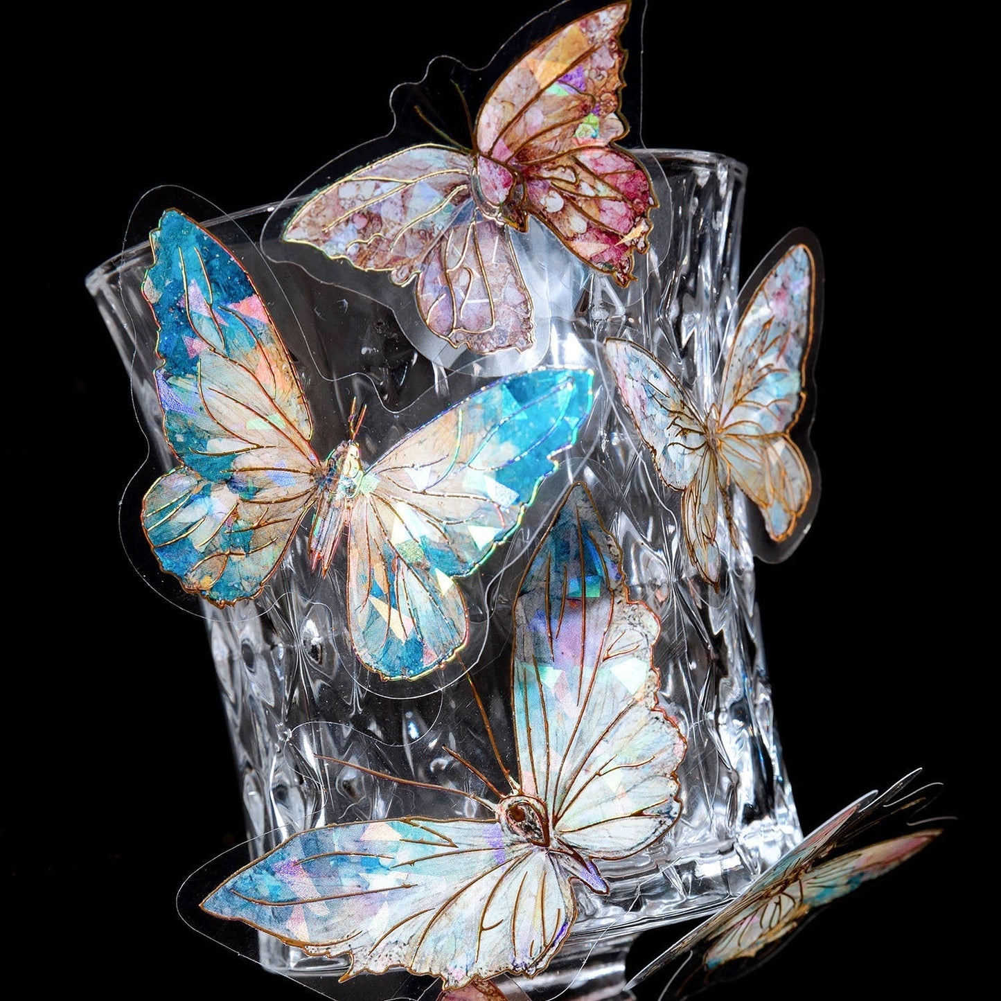 Shimmering Butterfly Stickers