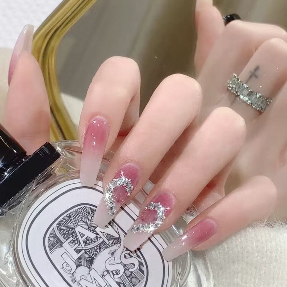 Short Angelic Press On Nails