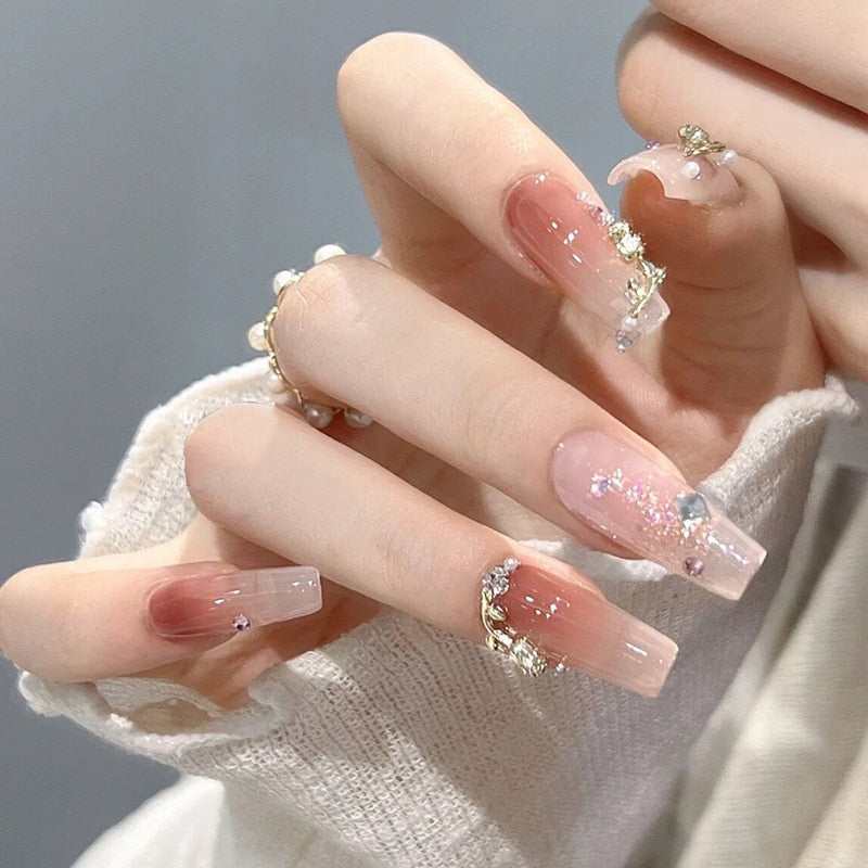 Short Angelic Press On Nails
