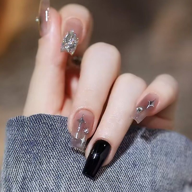 Short Angelic Press On Nails