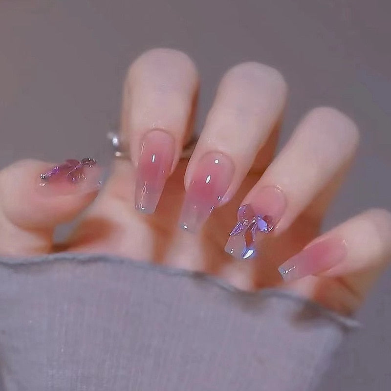 Short Angelic Press On Nails