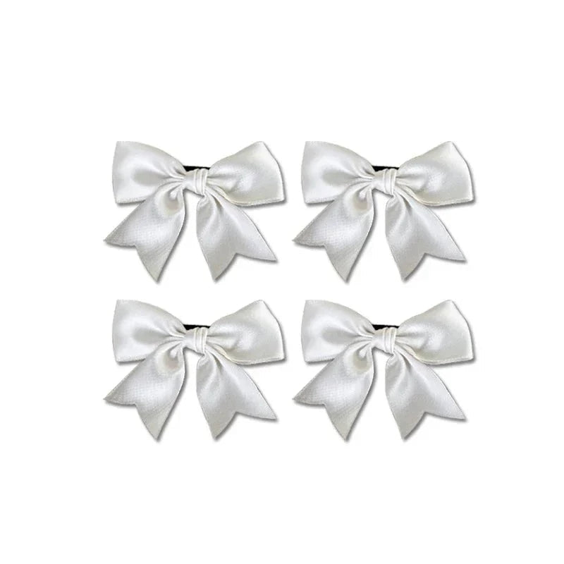 Silk Ribbon Bow Hair Clips