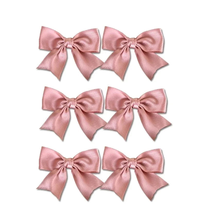 Silk Ribbon Bow Hair Clips