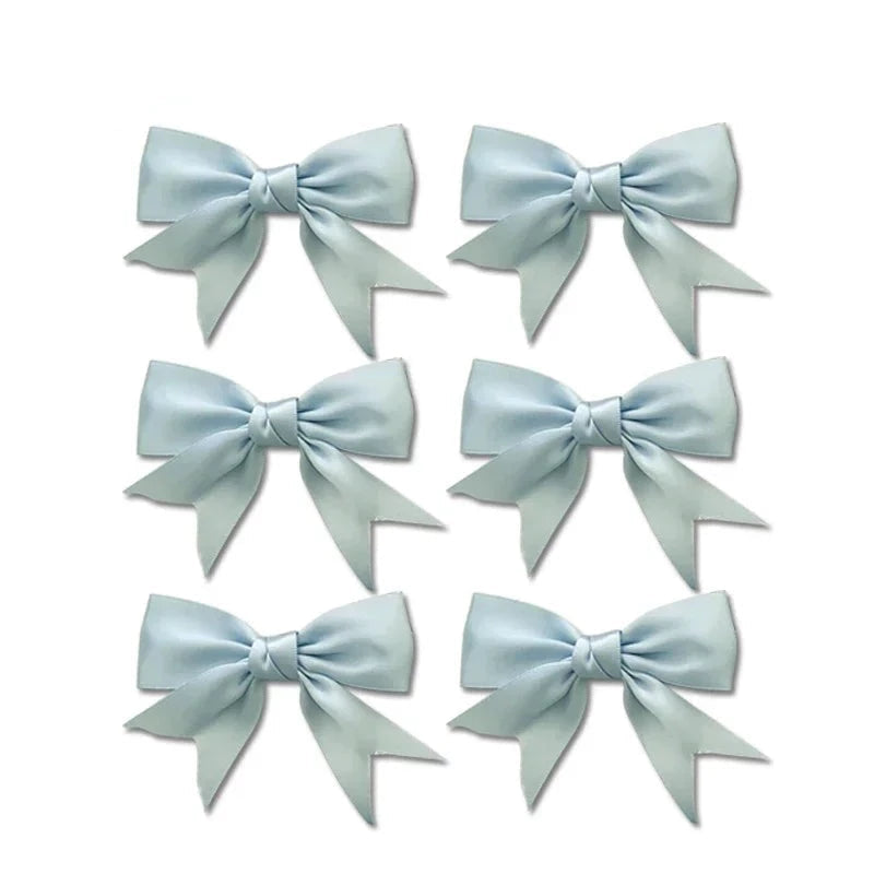 Silk Ribbon Bow Hair Clips
