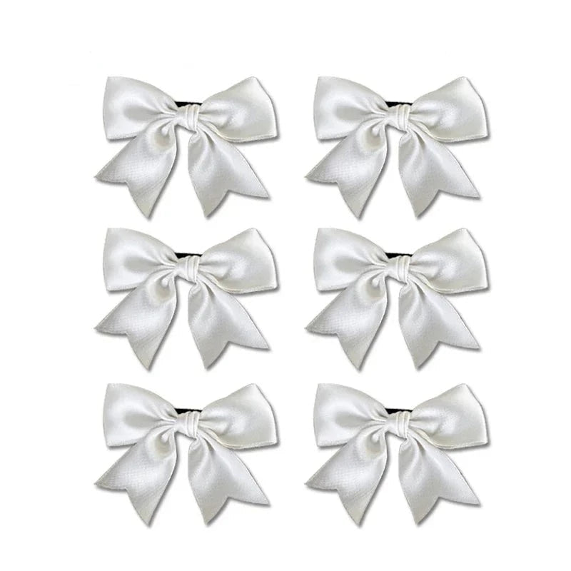 Silk Ribbon Bow Hair Clips