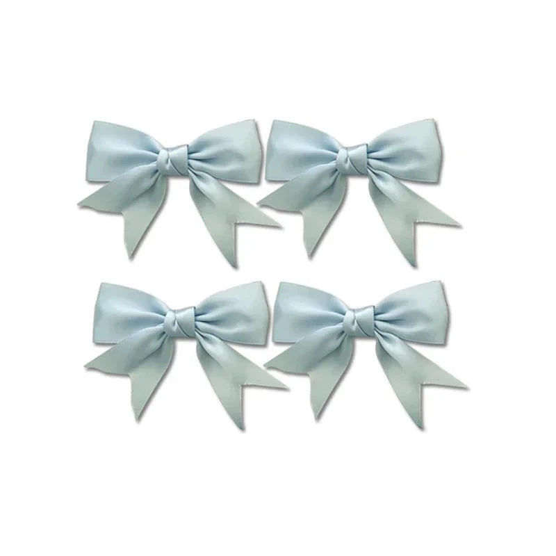 Silk Ribbon Bow Hair Clips