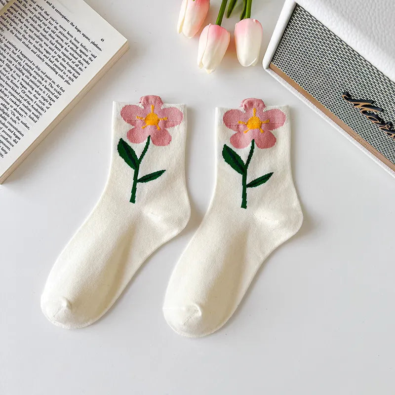 Spring Flower Socks 2