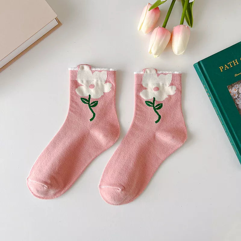Spring Flower Socks 7