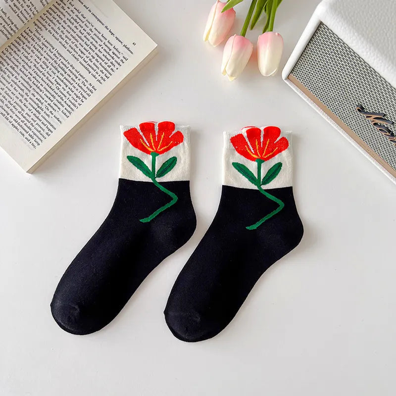 Spring Flower Socks 4