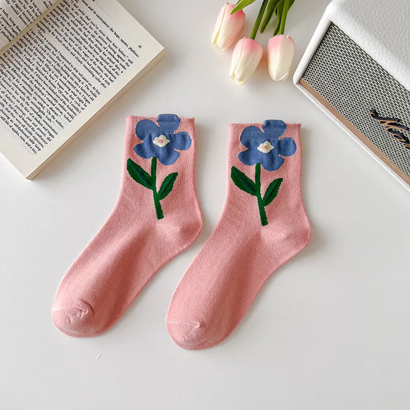 Spring Flower Socks 5