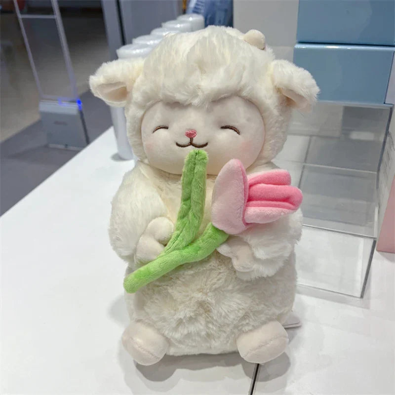 Spring Tulip Lamb Plush