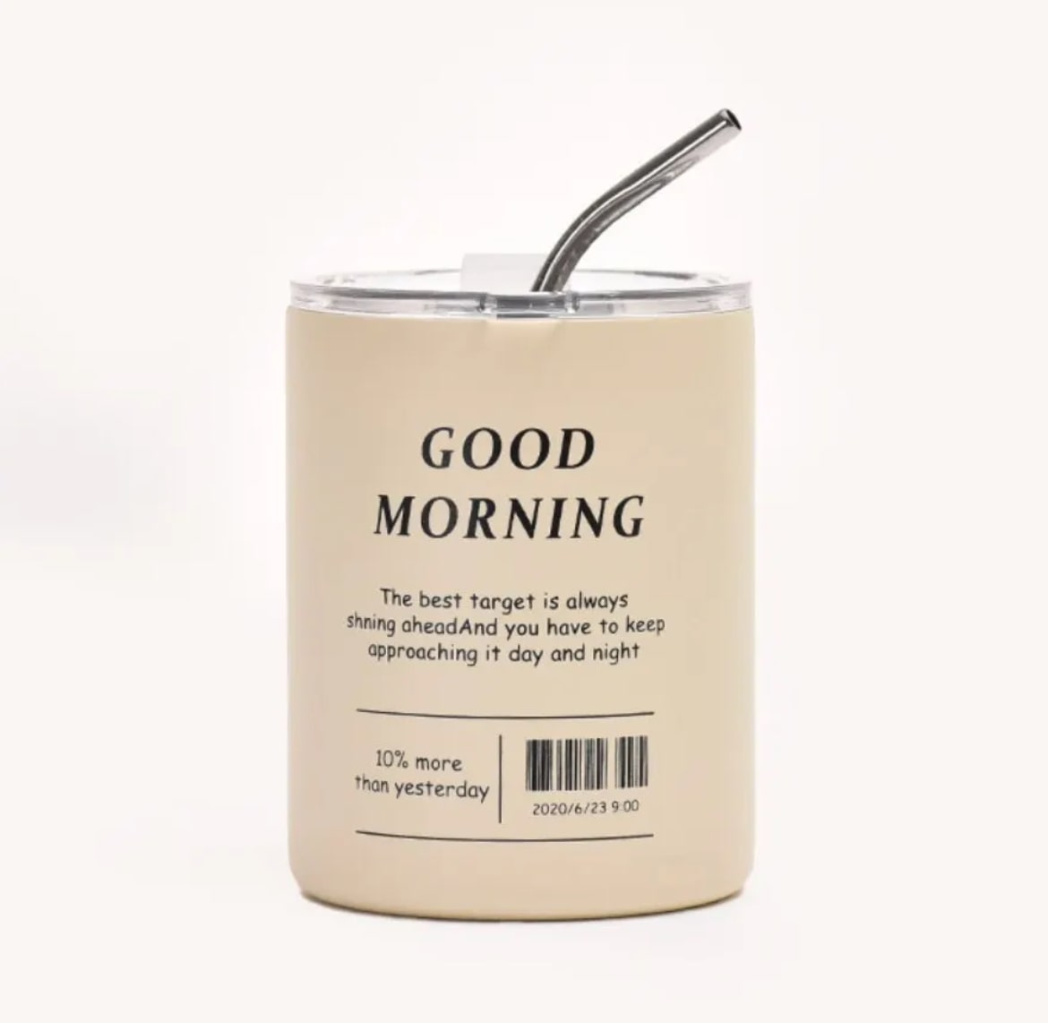 Coffee Tumbler Cup Beige