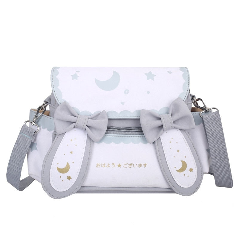 Star Bunny Purse Grey