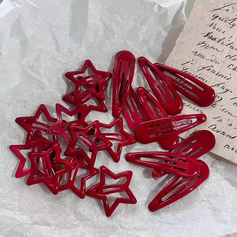 Starry Star Hair Barrettes